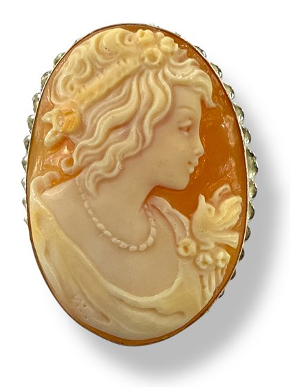 Spilla Mandile 1922 Donna Cammei  in Argento Conchiglia 2MSPC17 - 2MSPC17